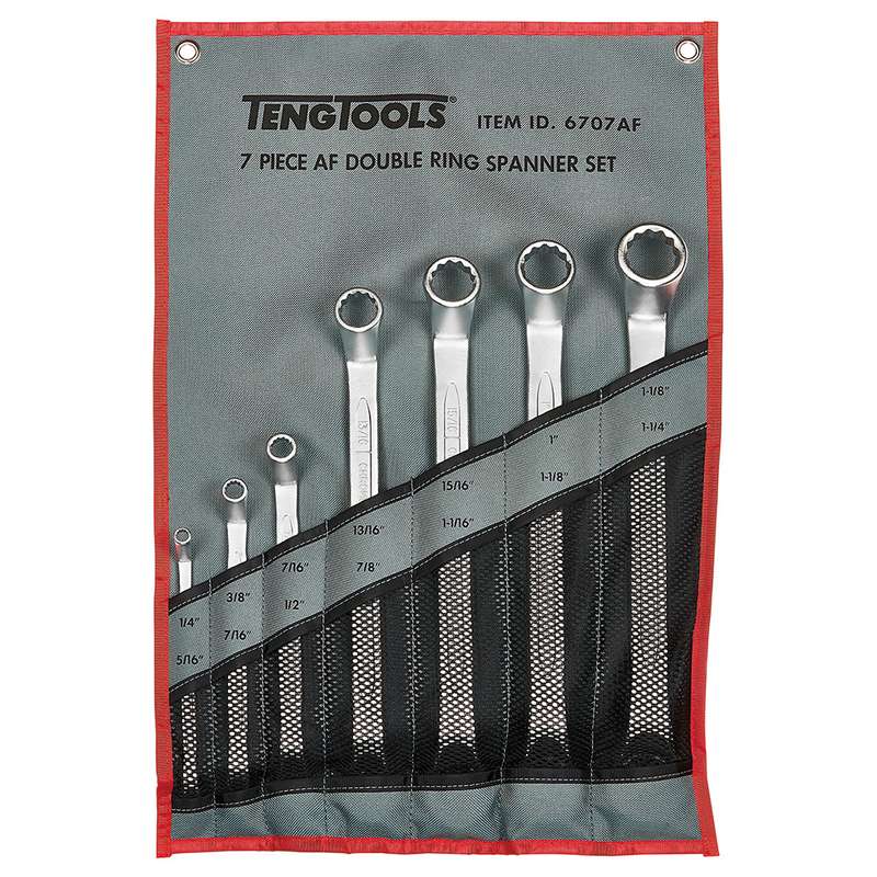 Spanner Set Double Ring 7 Pieces AF - 6707AF