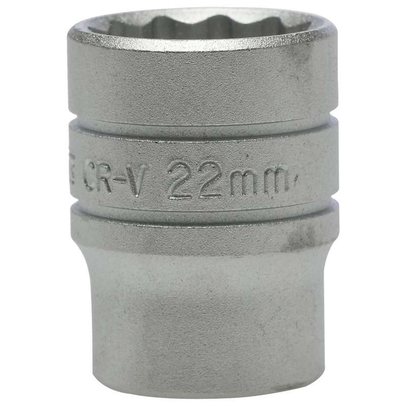 Socket 1/2 inch Drive 12 Point 22mm - M120522-C