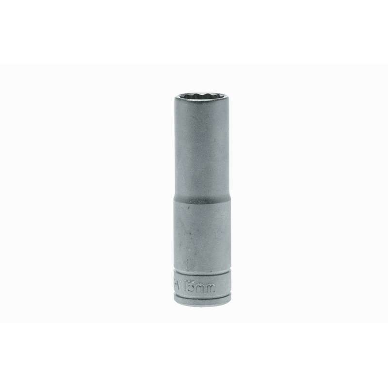 Socket Deep 1/2 inch dr 12 Point 15mm - M120615-C