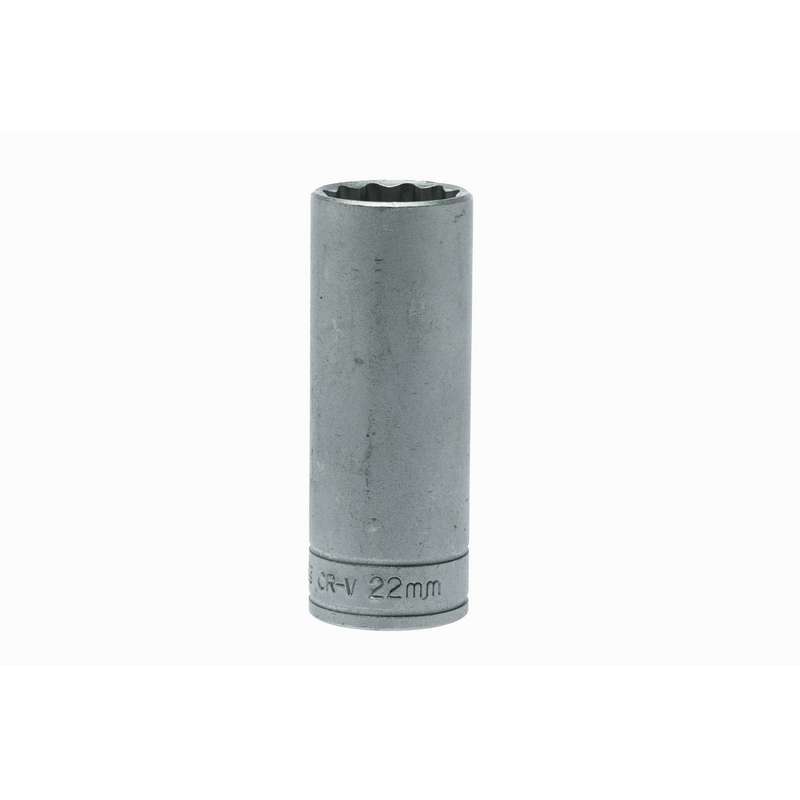 Socket Deep 1/2 inch dr 12 Point 22mm - M120622-C