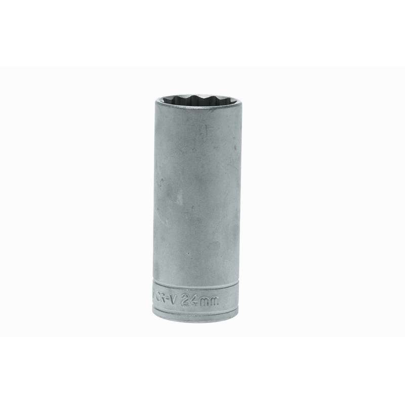 Socket Deep 1/2 inch dr 12 Point 24mm - M120624-C