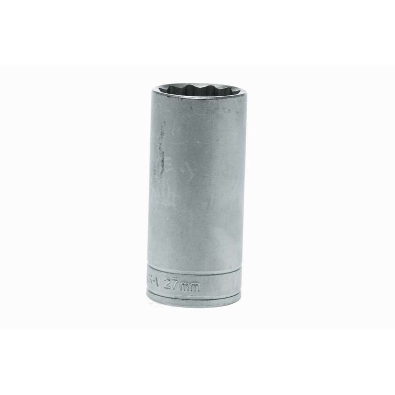 Socket Deep 1/2 inch dr 12 Point 27mm - M120627-C