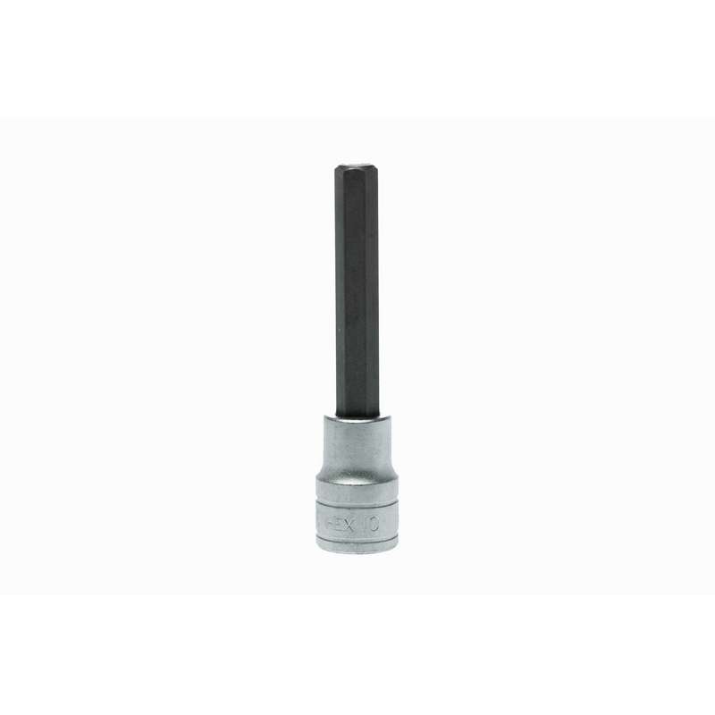 Socket 1/2 inch dr Long 10mm Hex Bit - M122510-C