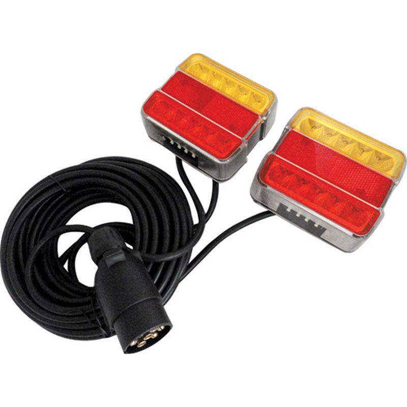 Magnetic LED Trailer Lights   Stop/Tail/Indicator EBT9553