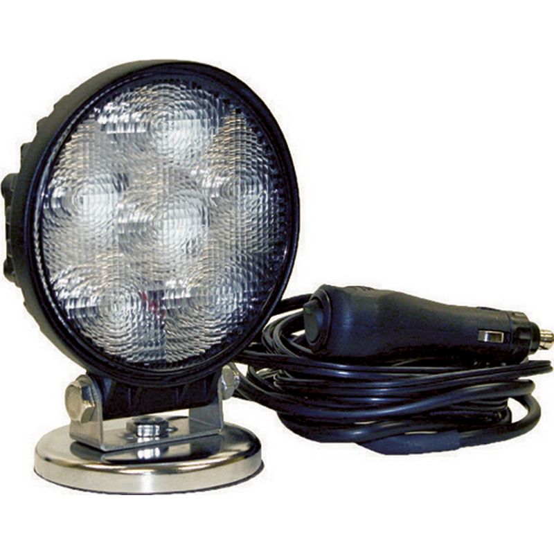 LED Magnetic Work Lamp   4" Round EBW1