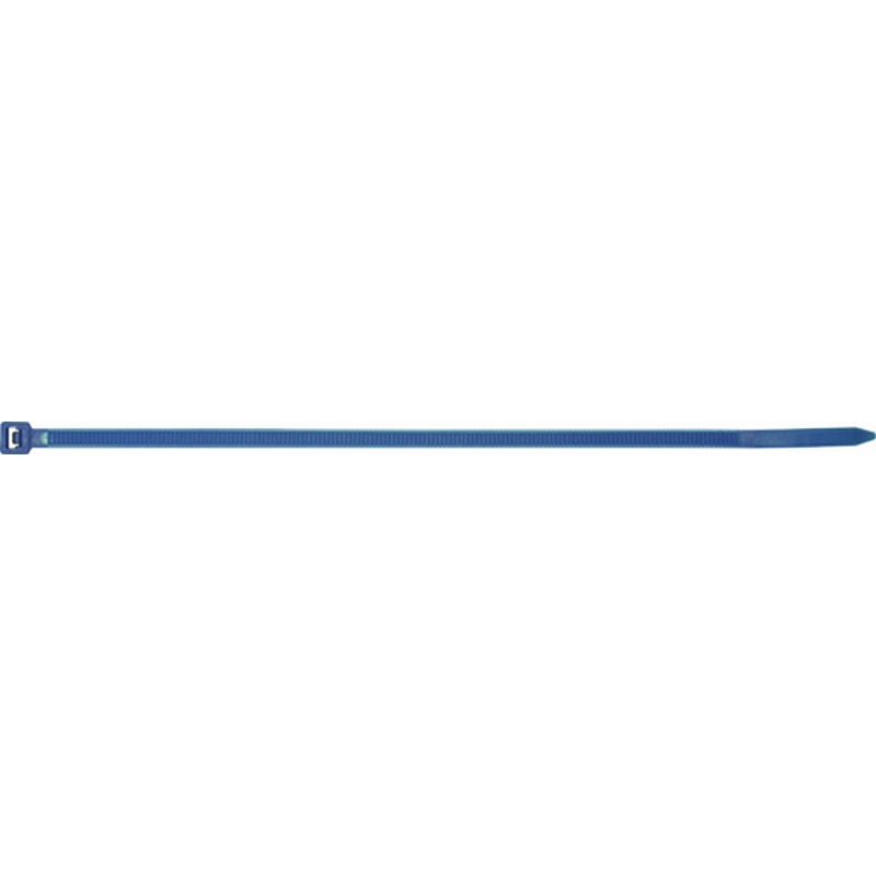 Pack of 100 Cable Ties 200mm x 4.8mm Blue ECT420BU