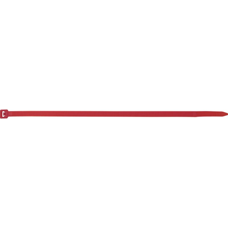 Pack of 100 Cable Ties 200mm x 4.8mm Red ECT420RE