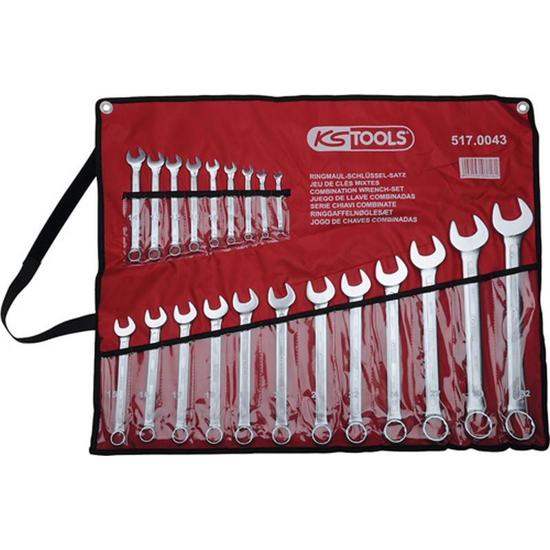 KS TOOLS Combination Spanner Set K517.0043