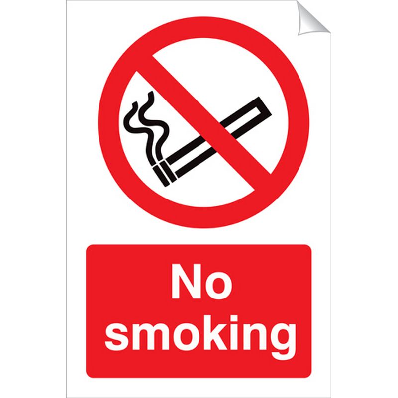 No Smoking   240 x 360 mm SSA119