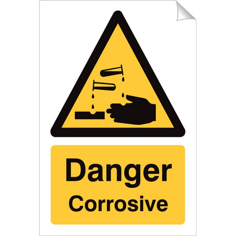 Danger Corrosive   240 x 360 mm SSA214