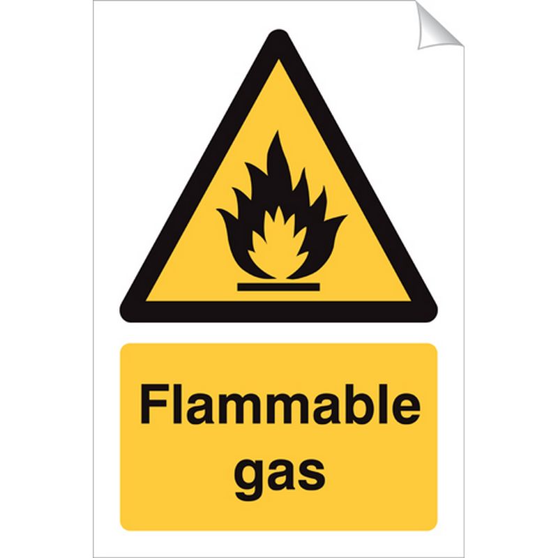 Flammable Gas   240 x 360 mm SSA216