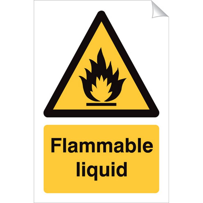 Flammable Liquid   240 x 360 mm SSA218