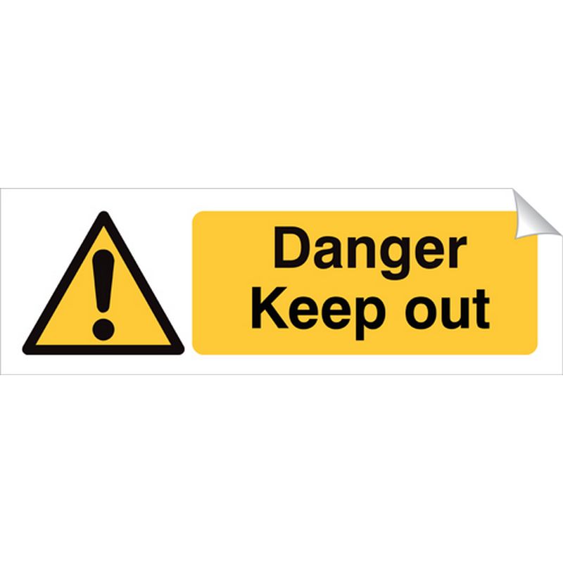 Danger Keep Out   360 x 120 mm SSA232