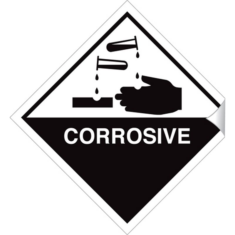 Corrosive   100 x 100 mm SSA245