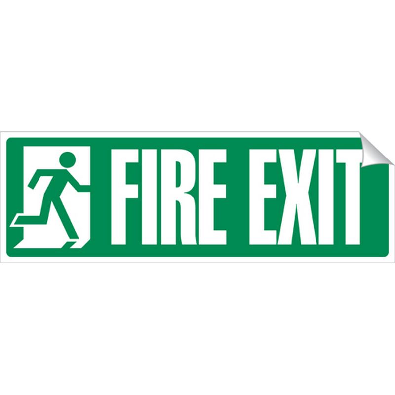 Fire Exit   360 x 120 mm SSA265