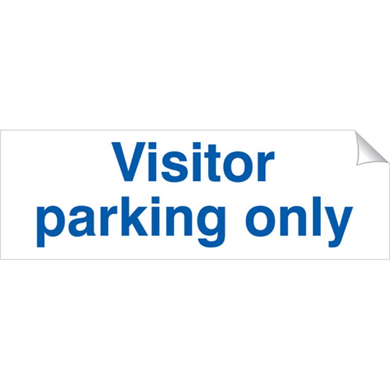 Visitor Parking Only   360 x 120 mm SSA326