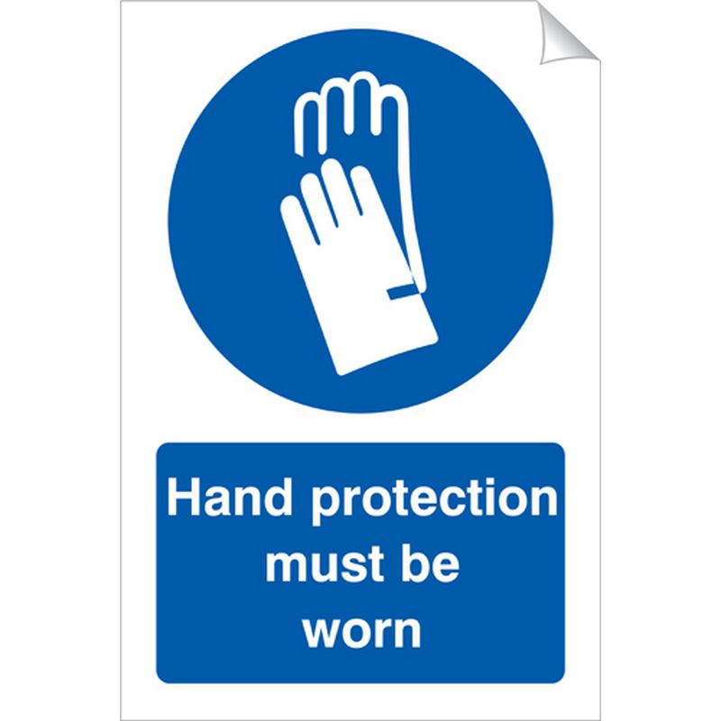 Hand Protection Must Be Worn   240 x 360 mm SSA410