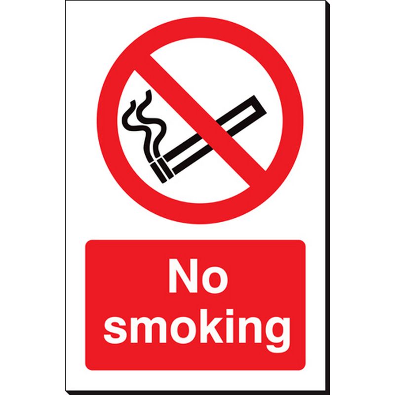 No Smoking   240 x 360 mm SSB118