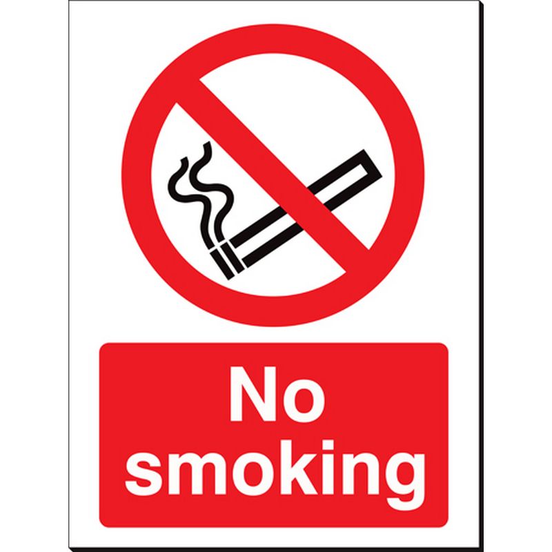 No Smoking   350 x 480 mm SSB141