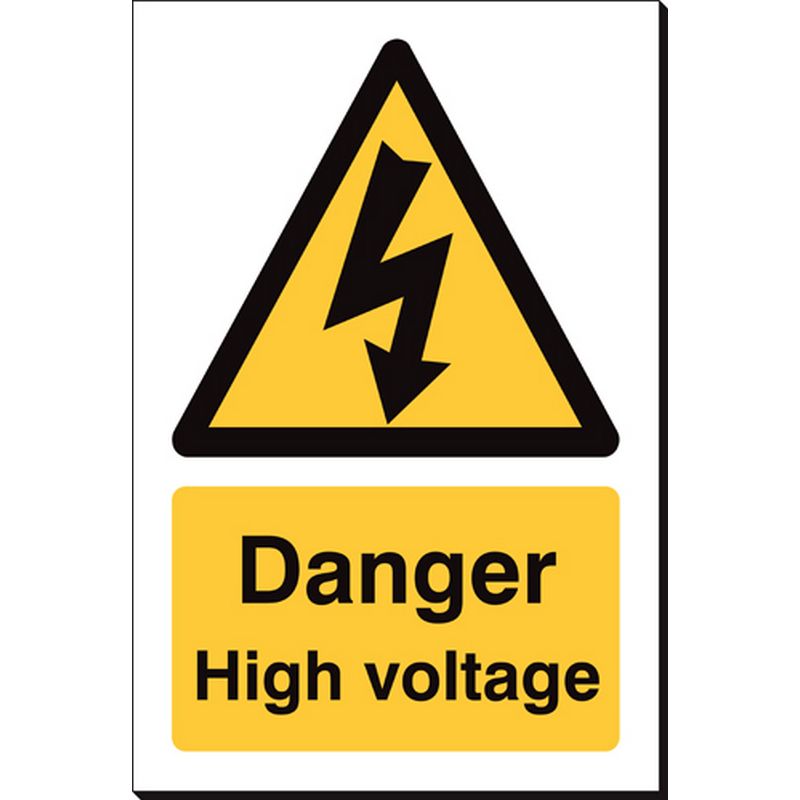 Danger High Voltage   240 x 360 mm SSB207