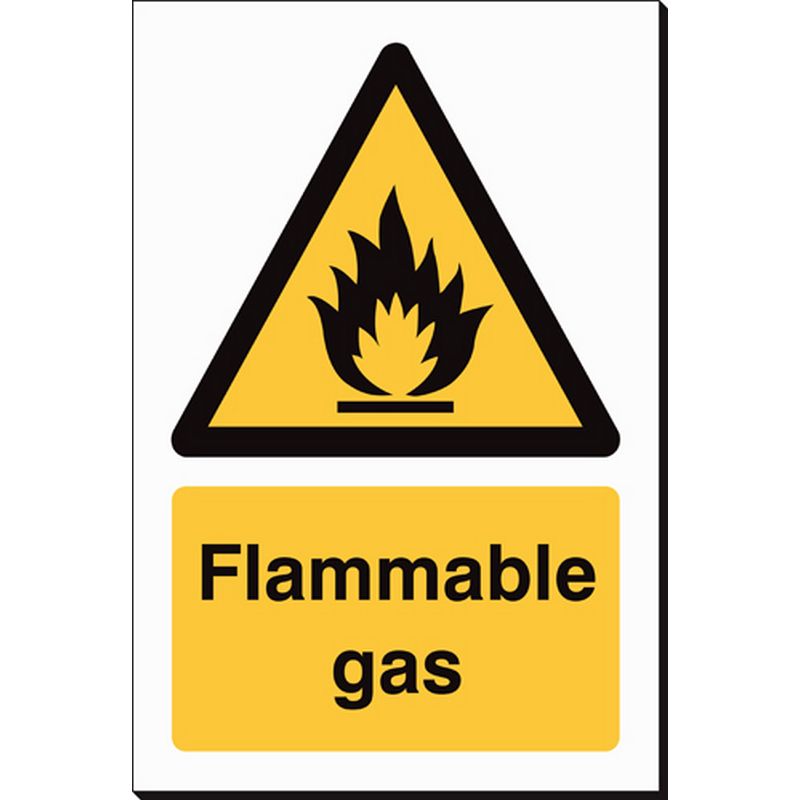 Flammable Gas   240 x 360 mm SSB215