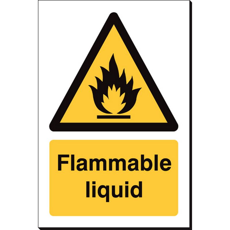 Flammable Liquid   240 x 360 mm SSB217