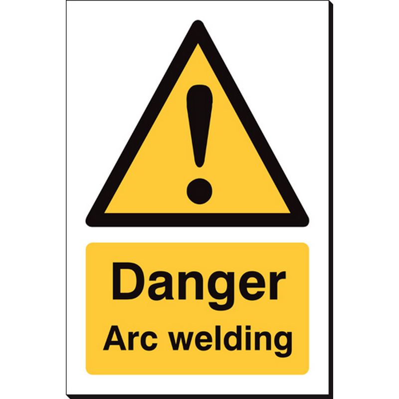 Warning Arc Welding   240 x 360 mm SSB225