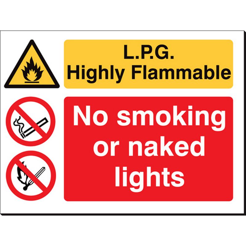 L.P.G. Highly Flammable   480 x 350 mm SSB252