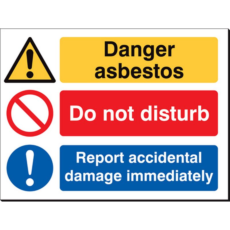 Danger Asbestos   480 x 350 mm SSB253