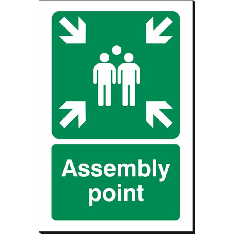 Assembly Point   240 x 360 mm SSB279