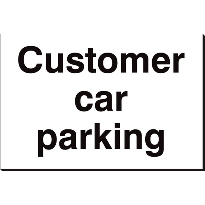 Customer Car Parking   360 x 240 mm SSB307