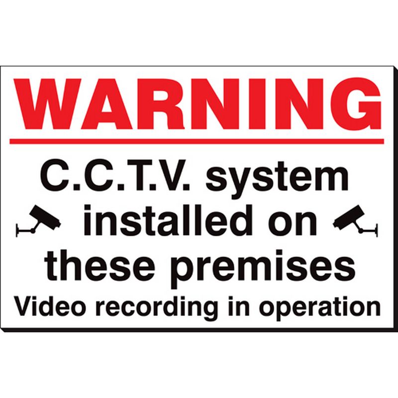 Warning CCTV In Operation   360 x 240 mm SSB309