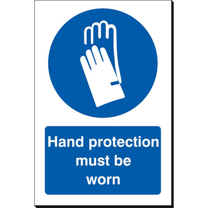 Hand Protection Must Be Worn   240 x 360 mm SSB409