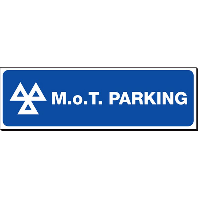 MOT Parking   480 x 150 mm SSB507