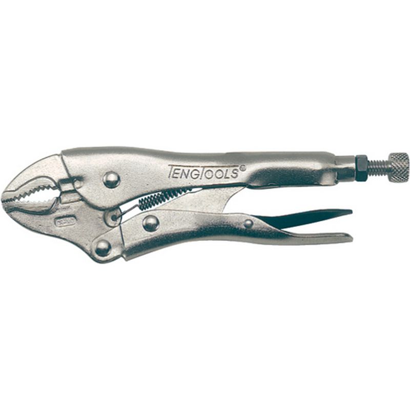 TENG TOOLS 'Power Grip' Locking Pliers   Round & Flat Grip T401-10