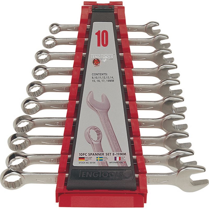 TENG TOOLS Combination Spanners Set T6510A