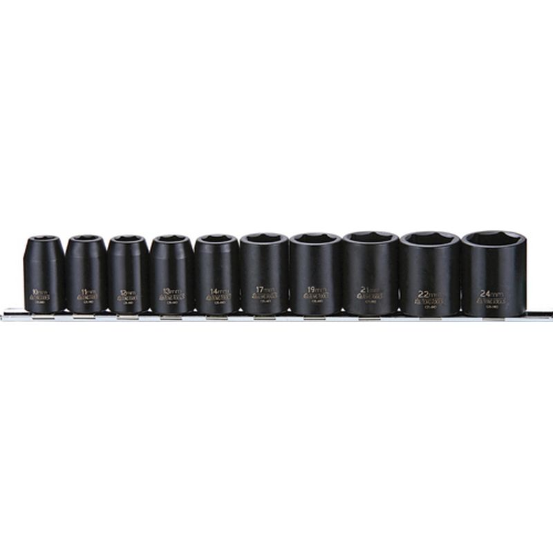 TENG TOOLS 1/2" Drive Regular Impact Socket Set T9121