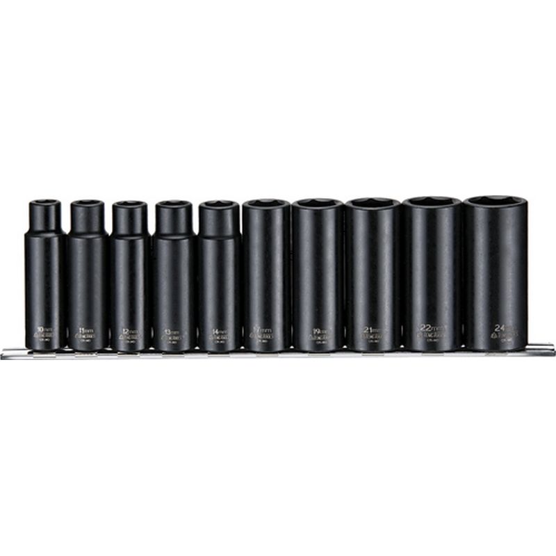 TENG TOOLS 1/2" Drive Deep Impact Socket Set T9126